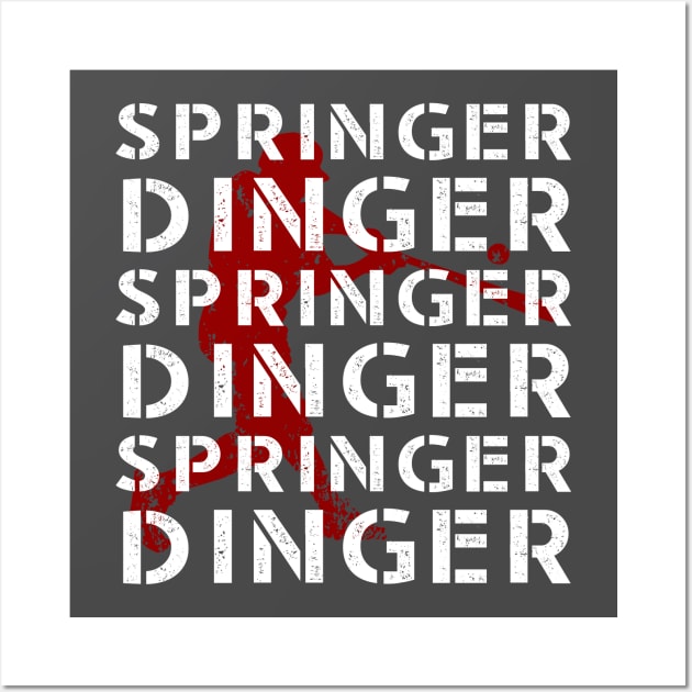 Springer Dinger Tshirt Wall Art by CMDesign